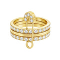Anillo Imperial con Acabado en Oro de 18K