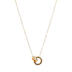 Collar Romano Cruzado Bañado en Oro 18k