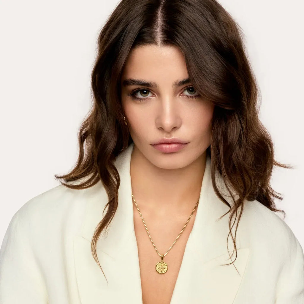 Collar San Benito Bañado en Oro 18k
