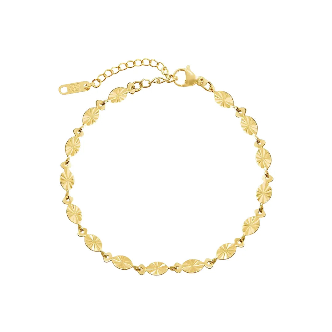 Pulsera Aura Bañada en Oro 18k