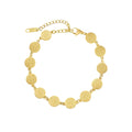 Pulsera San Benito Bañada en Oro 18K