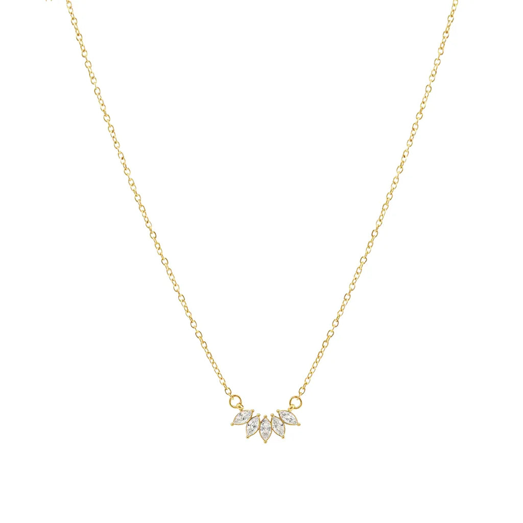 Collar Pétalos de Luz Bañado en Oro 18k