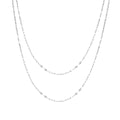 Collar Hojas Doble Plata