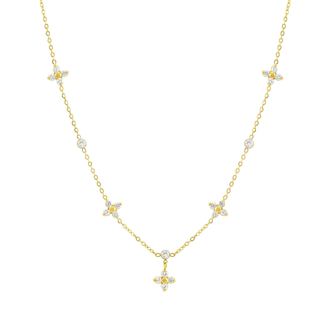 Collar Florenza Bañado en Oro 18k