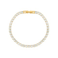 Pulsera Riviera con Acabado en Oro de 18K