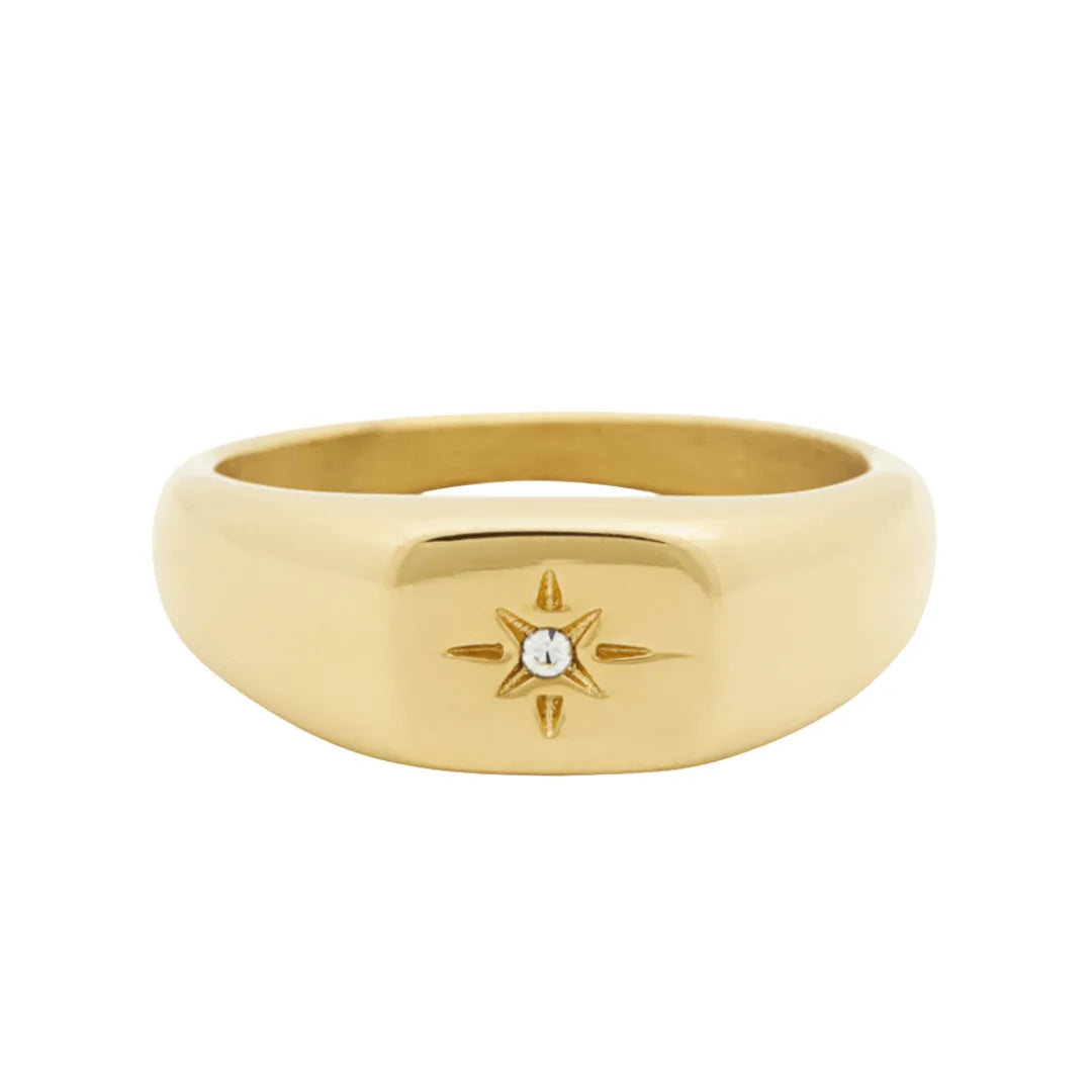 Anillo Milano Bañado en Oro 18k