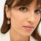 Aretes Milano Bañados en Oro 18k