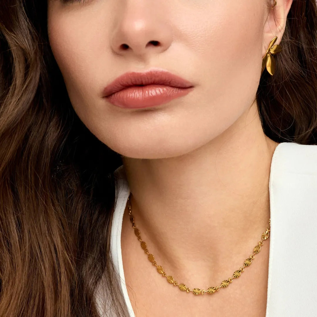 Collar Aura Bañado en Oro 18k