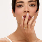 Anillo Esencia Bañado en Oro 18k
