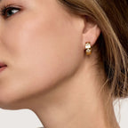 Aretes Amiche Bañados en Oro 18k