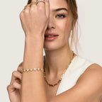 Pulsera Trébol Classic Bañada en Oro 18k