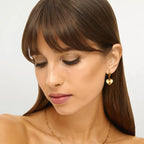 Aretes Georgina Bañados en Oro 18k