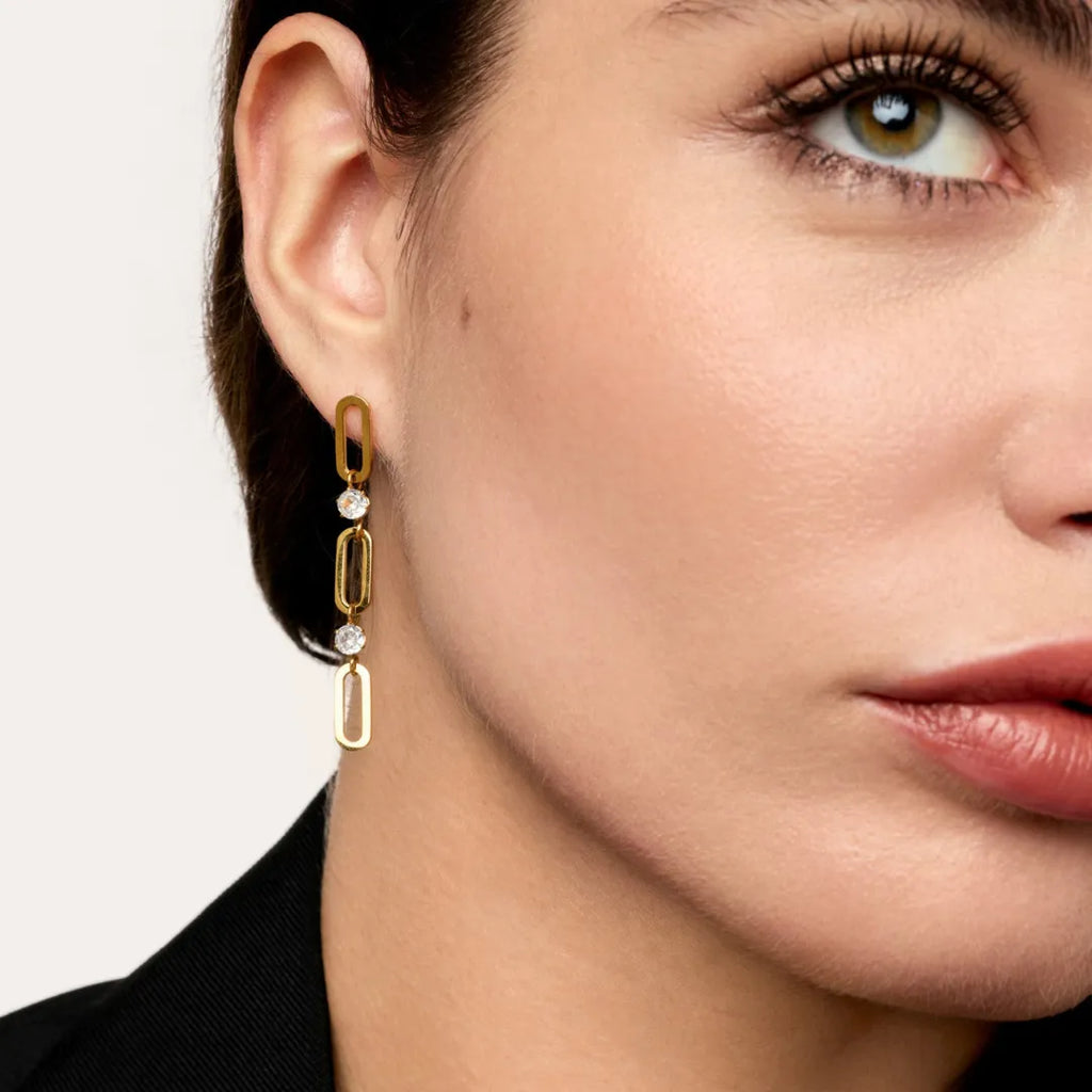 Aretes Alice Bañados en Oro 18k
