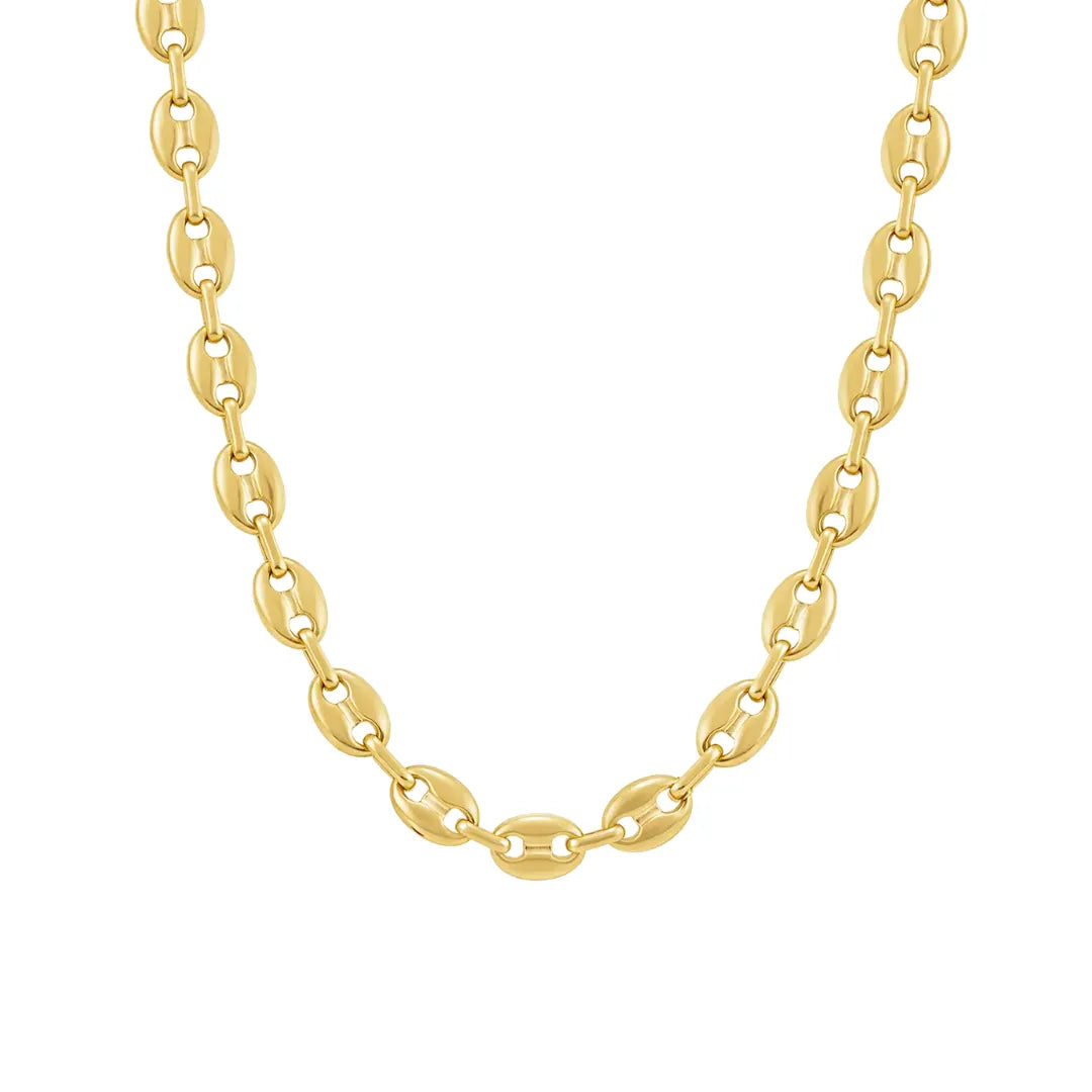 Collar de Eslabones Bañado en Oro 18k