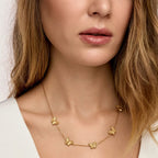 Collar Mariposa Bañado en Oro 18k
