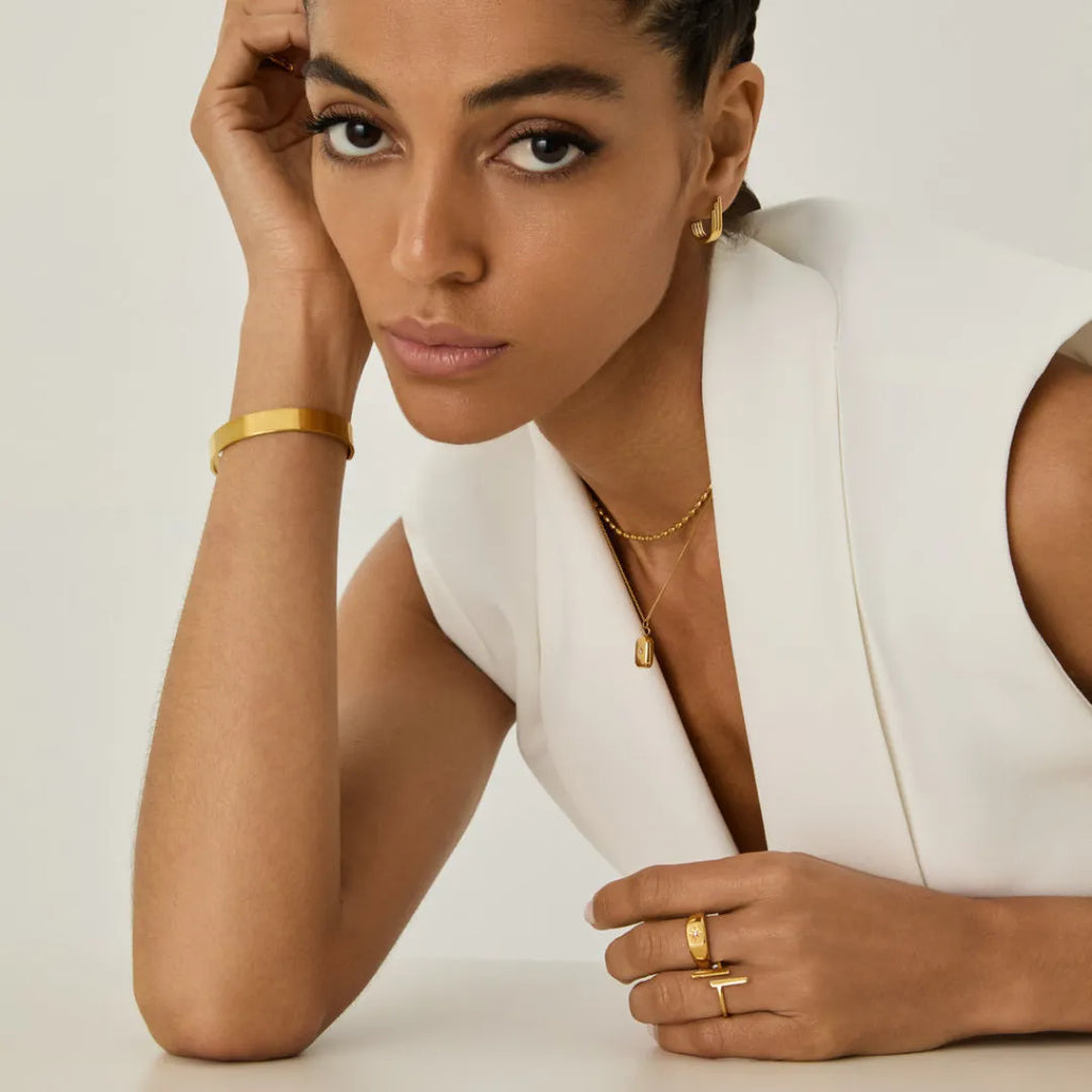 Anillo Milano Bañado en Oro 18k
