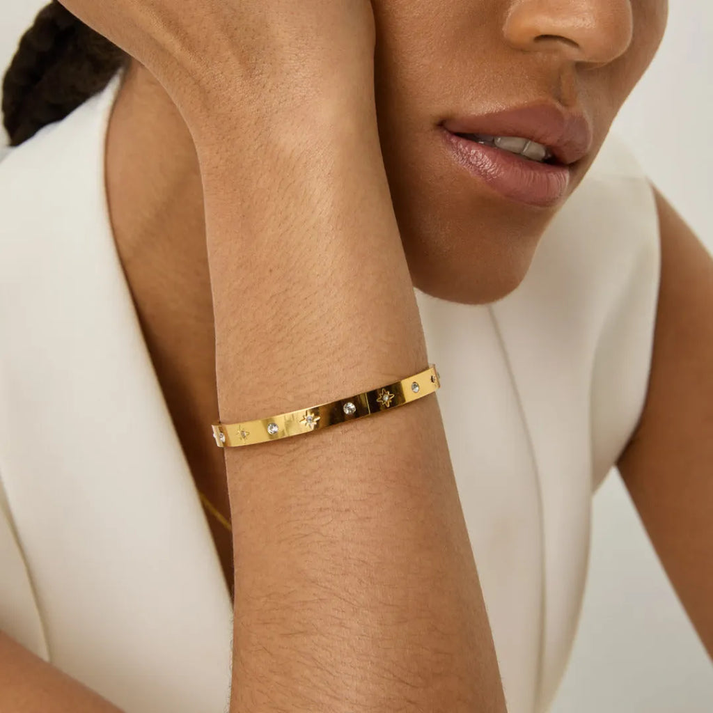 Pulsera Milano Ajustable Bañada en Oro 18k