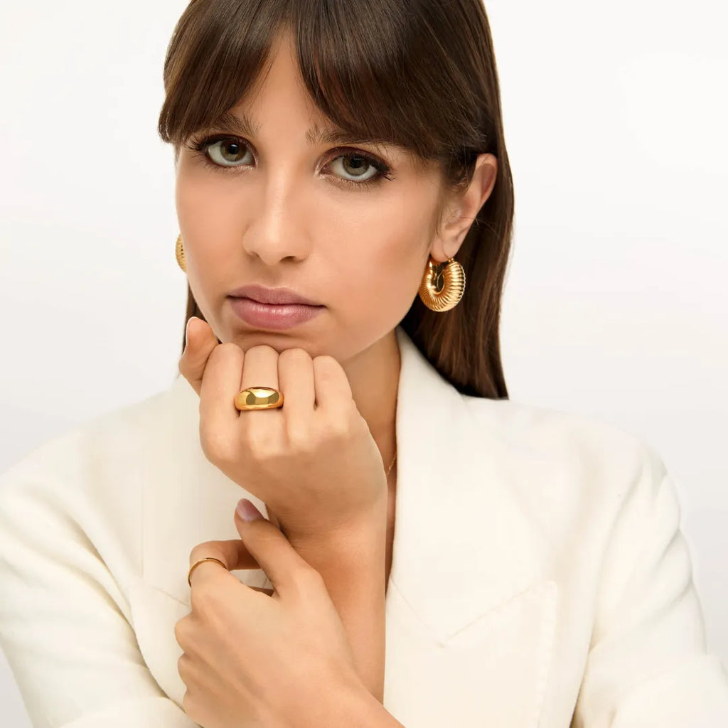 Anillo Siena Bañado en Oro 18k