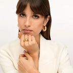 Anillo Siena Bañado en Oro 18k