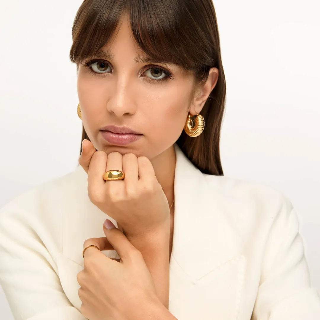 Anillo Siena Bañado en Oro 18k