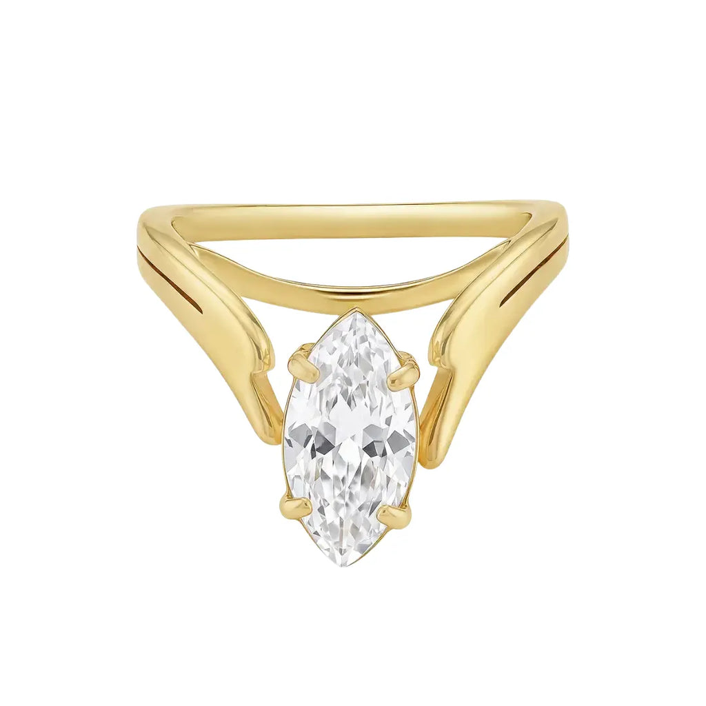 Anillo Esencia Bañado en Oro 18k
