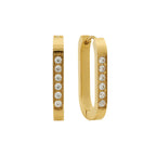 Aretes Stella Bañados en Oro 18k