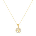 Collar Árbol de la Vida Bañado en Oro 18k