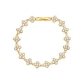 Pulsera Trébol Classic Bañada en Oro 18k
