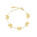 Pulsera Mariposa Bañada en Oro 18k