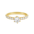 Anillo Luna Bañado en Oro 18k
