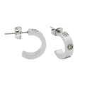 Aretes Glamour Plata