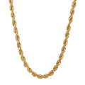 Collar Cadena 8MM Bañado en Oro 18k