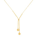 Collar Dos Puntos Bañado en Oro 18k