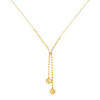 Collar Dos Puntos Bañado en Oro 18k