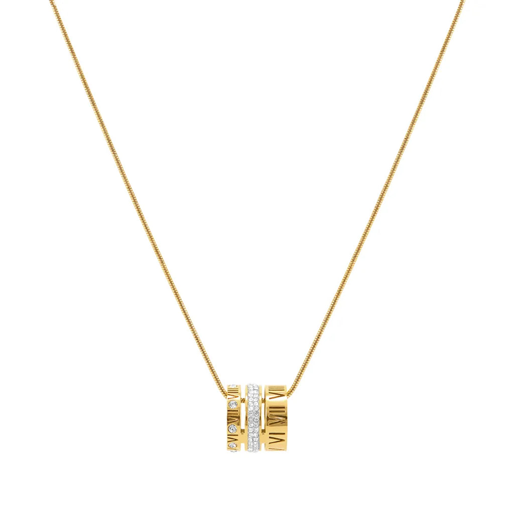 Collar Triple Kialle Bañado en Oro 18k