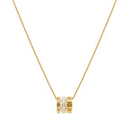 Collar Triple Kialle Bañado en Oro 18k