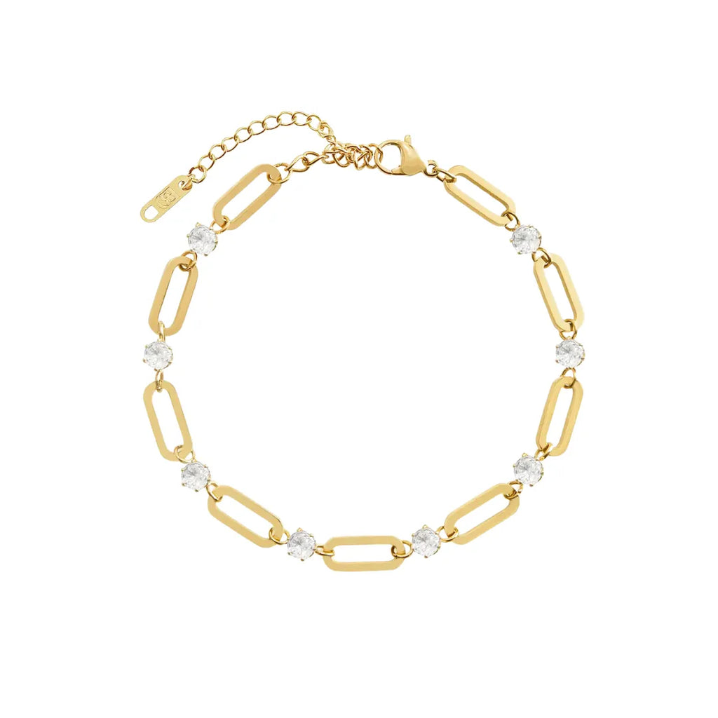 Pulsera Glamour Bañada en Oro 18k