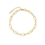Pulsera Glamour Bañada en Oro 18k