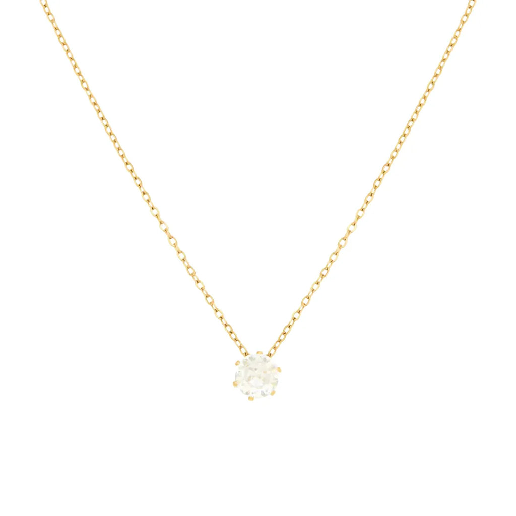 Collar Punto de Luz Bañado en Oro 18k