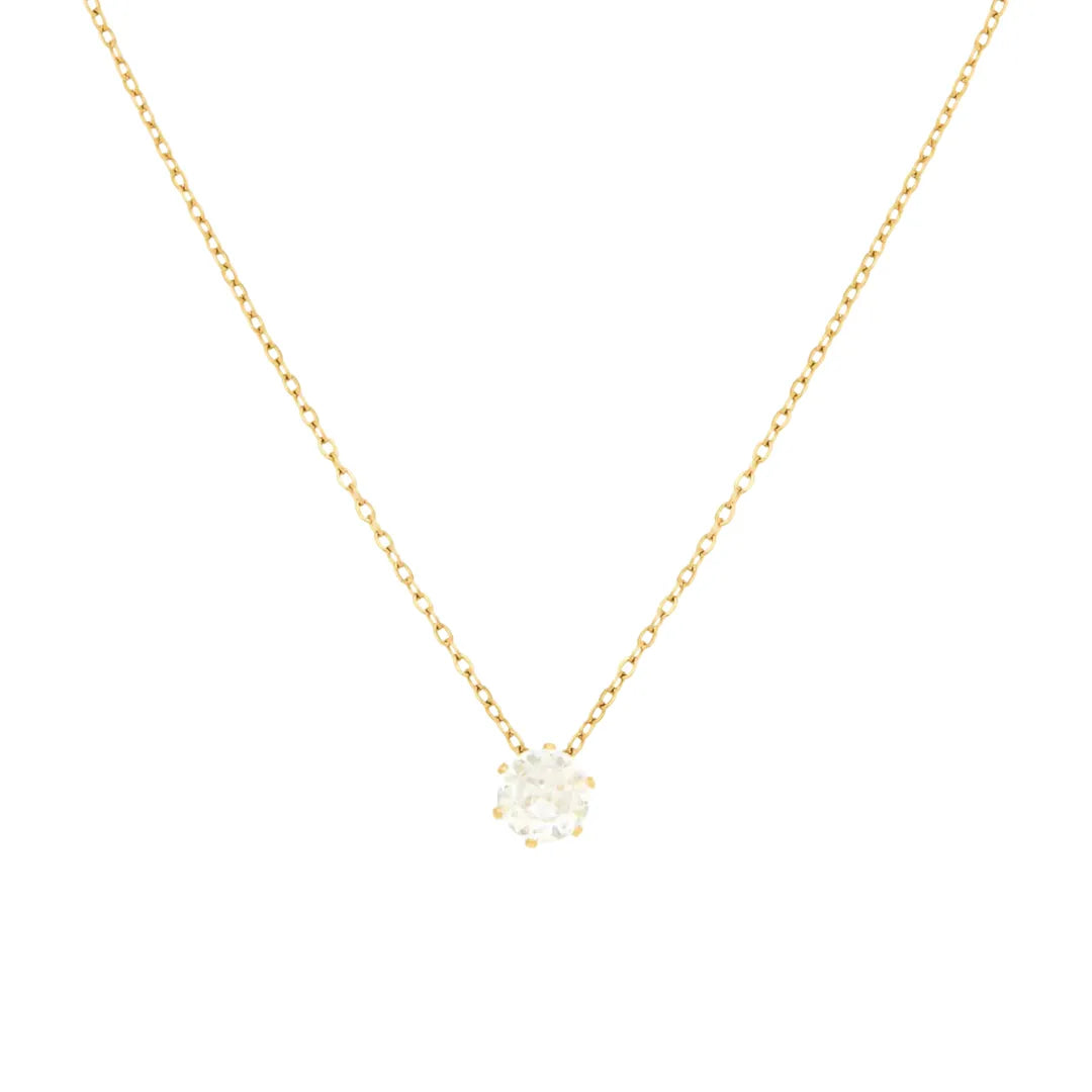 Collar Punto de Luz Bañado en Oro 18k