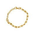 Pulsera de Eslabones Biza Bañada en Oro 18k