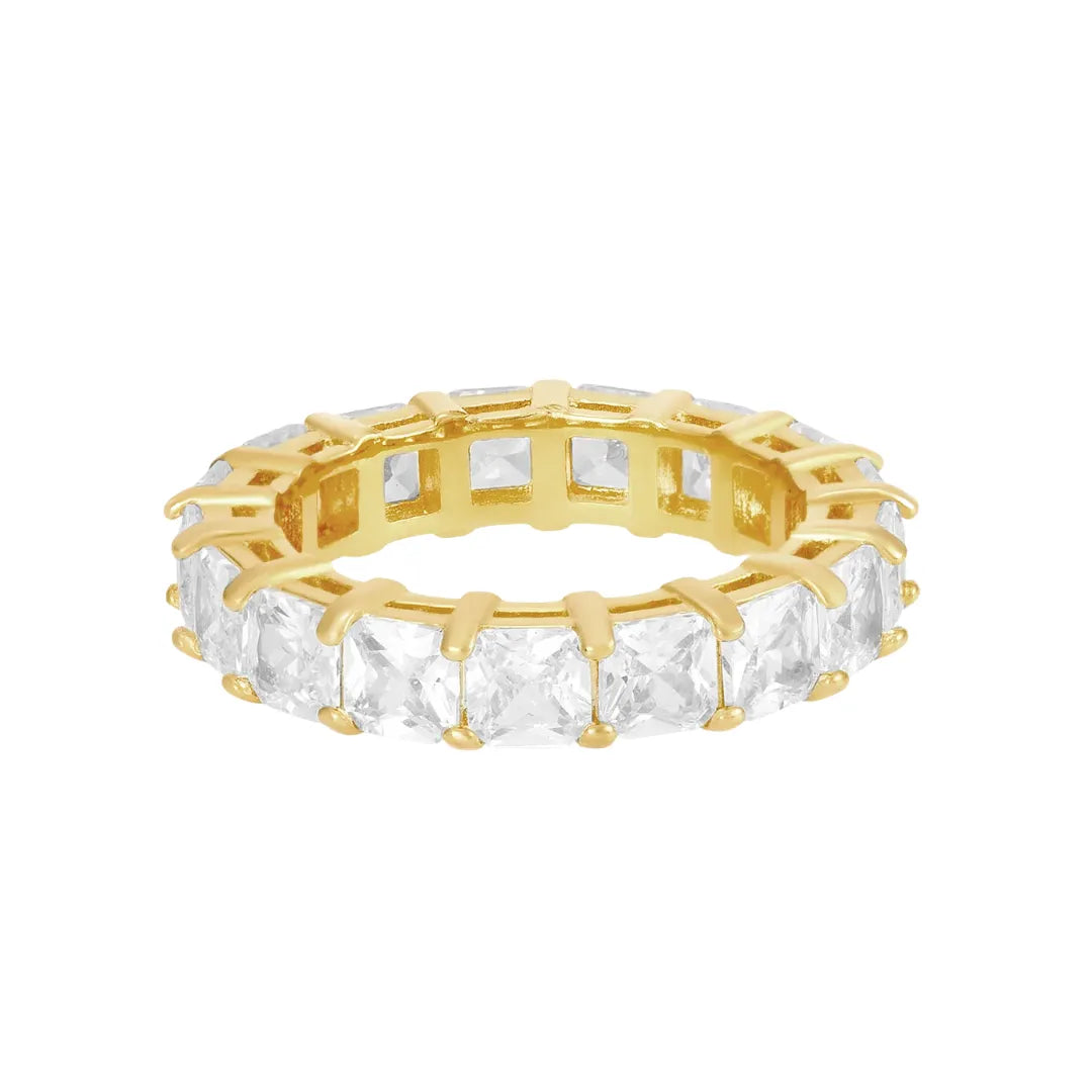 Anillo Victoria con Acabado en Oro de 18K