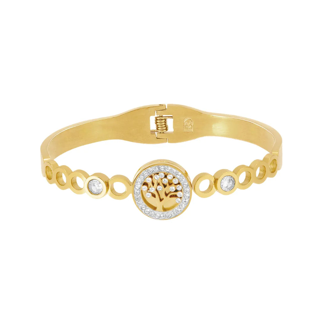 Pulsera Árbol de la Vida Bañada en Oro 18k