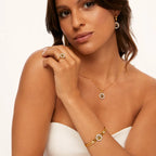 Pulsera Árbol de la Vida Bañada en Oro 18k