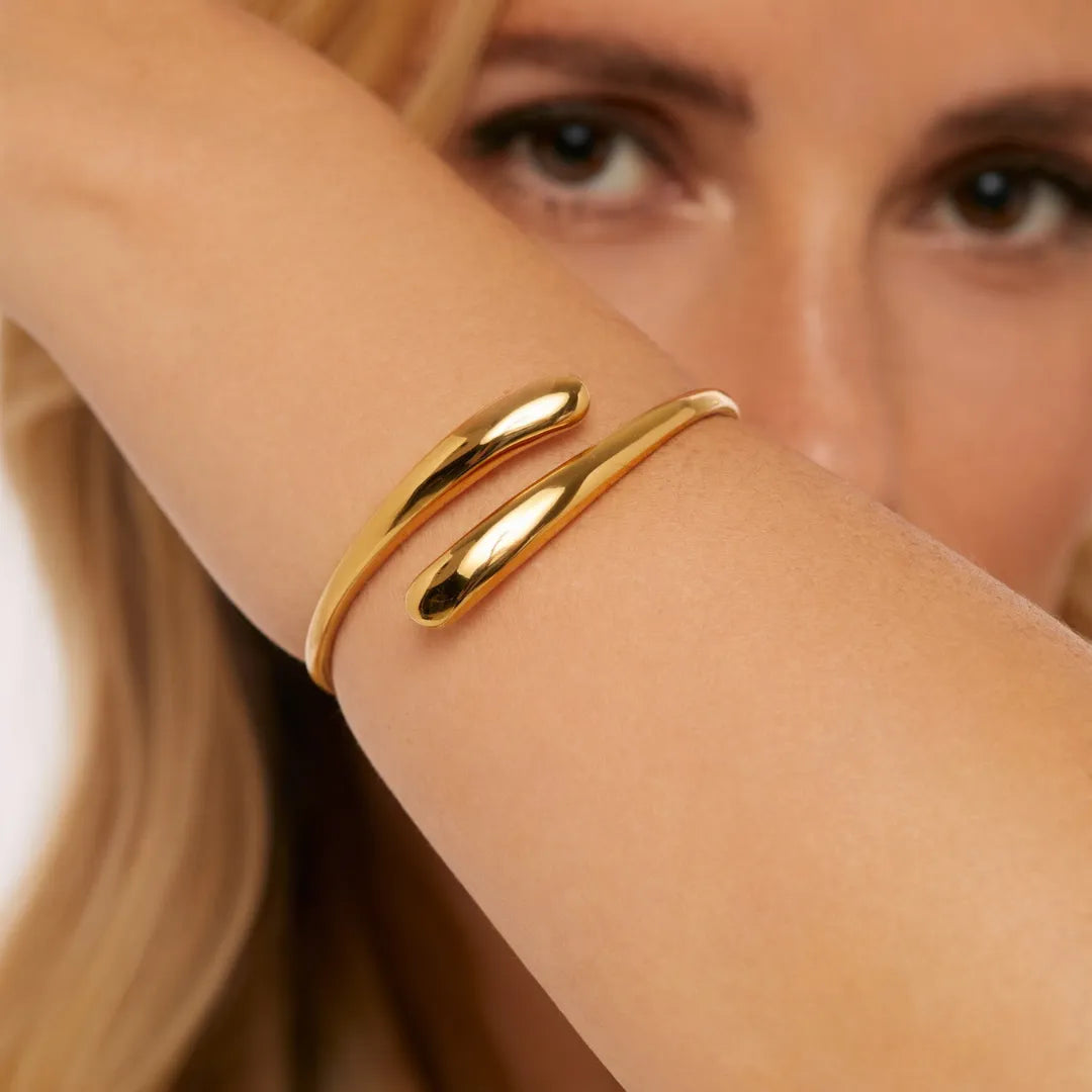 Pulsera Esplendor Ajustable Bañada en Oro 18k