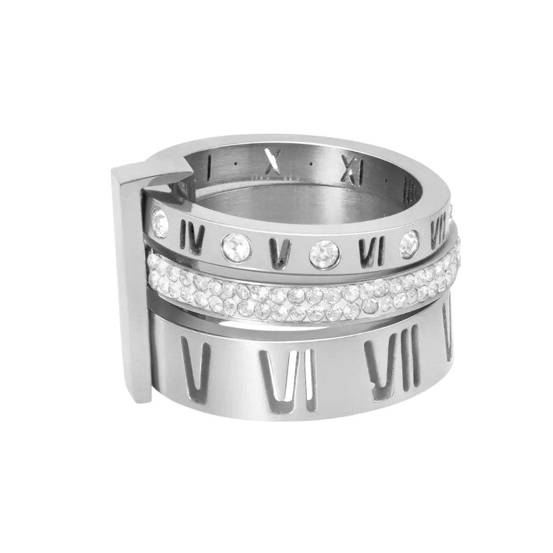 Anillo Triple Kialle - Plata