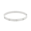 Brazalete Glamour con Piedras - Plata