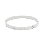 Brazalete Glamour con Piedras - Plata