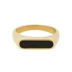 Anillo Minimal Bañado en Oro 18k