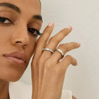 Anillo Glamour - Plata
